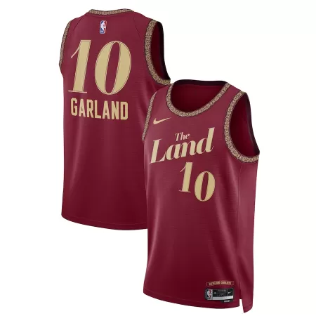 Cleveland Cavaliers Darius Garland #10 2023/24 Swingman Jersey Wine for men - City Edition - uafactory