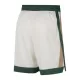 Men's Boston Celtics Cream Basketball Shorts 2023/24 - City Edition - uafactory