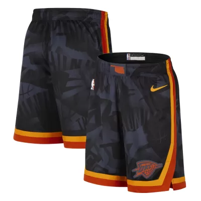 Men's Oklahoma City Thunder Basketball Shorts 2023/24 - City Edition - uafactory