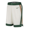 Men's Boston Celtics Cream Basketball Shorts 2023/24 - City Edition - uafactory