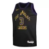 Youth Los Angeles Lakers Anthony Davis #3 Black Swingman Jersey 2023/24 - City Edition - uafactory