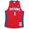 Detroit Pistons Allen Iverson #1 2008/09 Swingman Jersey Red for men - uafactory