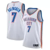 Oklahoma City Thunder Chet Holmgren #7 Swingman Jersey White for men - Association Edition - uafactory