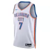 Oklahoma City Thunder Chet Holmgren #7 Swingman Jersey White for men - Association Edition - uafactory