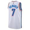 Oklahoma City Thunder Chet Holmgren #7 Swingman Jersey White for men - Association Edition - uafactory