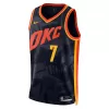 Oklahoma City Thunder Chet Holmgren #7 Swingman Jersey Black for men - City Edition - uafactory