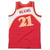 Men's Atlanta Hawks Dominique Wilkins #21 Retro Jersey 1986/87 - uafactory