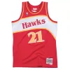 Men's Atlanta Hawks Dominique Wilkins #21 Retro Jersey 1986/87 - uafactory