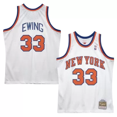 Men's New York Knicks Patrick Ewing #33 Retro Jersey 1985/86 - uafactory