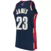 Men's Cleveland Cavaliers LeBron James #23 Navy Retro Jersey - uafactory