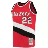 Men's Portland Trail Blazers Clyde Drexler #22 Red Retro Jersey 1983/84 - uafactory