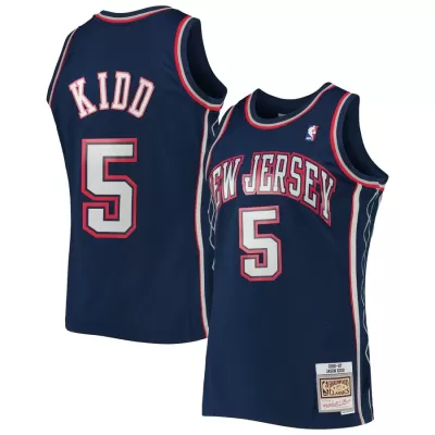 Men's Brooklyn Nets Jason Kidd #5 Navy Retro Jersey 2006/07 - uafactory