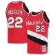 Men's Portland Trail Blazers Clyde Drexler #22 Red Retro Jersey 1983/84 - uafactory