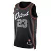 Detroit Pistons Jaden Ivey #23 2023/24 Swingman Jersey Black for men - City Edition - uafactory