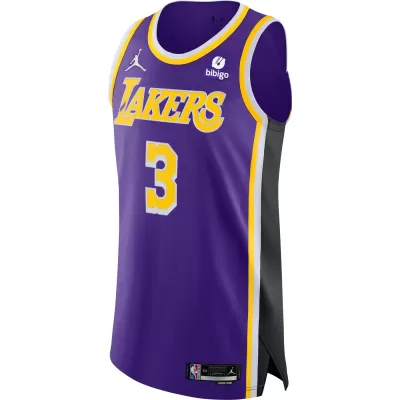 Los Angeles Lakers Anthony Davis #3 Swingman Jersey Purple for men - Statement Edition - uafactory