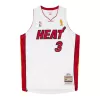 Men's Miami Heat Dwyane Wade #3 White Retro Jersey 2005/06 - uafactory