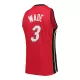 Men's Miami Heat Dwyane Wade #3 Red Retro Jersey 2005/06 - uafactory