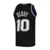 Men's Sacramento Kings Mike Bibby #10 Black Retro Jersey 2001/02 - uafactory