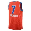 Oklahoma City Thunder Chet Holmgren #7 Swingman Jersey Orange for men - Statement Edition - uafactory