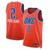 Oklahoma City Thunder Shai Gilgeous-Alexander #2 Swingman Jersey Orange for men - Statement Edition - uafactory