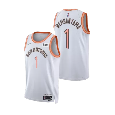 San Antonio Spurs Victor Wembanyama #1 2023/24 Swingman Jersey for men - City Edition - uafactory