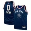 All Star Jayson Tatum #0 2024 Swingman Jersey Navy for men - uafactory