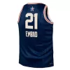 All Star Joel Embiid #21 2024 Swingman Jersey Navy for men - uafactory