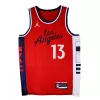 Los Angeles Clippers Paul Geroge #13 2024/25 Swingman Jersey Red for men - Statement Edition - uafactory