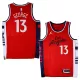 Los Angeles Clippers Paul Geroge #13 2024/25 Swingman Jersey Red for men - Statement Edition - uafactory