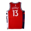 Los Angeles Clippers Paul Geroge #13 2024/25 Swingman Jersey Red for men - Statement Edition - uafactory