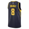 Indiana Pacers Justin Holiday #8 Swingman Jersey Navy for men - Association Edition - uafactory