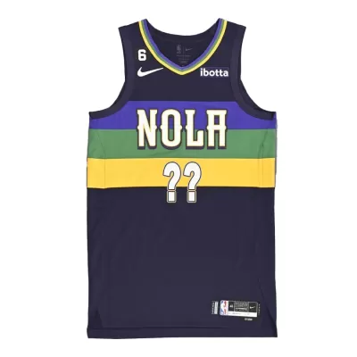 New Orleans Pelicans 2022/23 Swingman Jersey Black for men - City Edition - uafactory