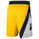 Men's Indiana Pacers Gold Basketball Shorts - Statement Edition - uafactory