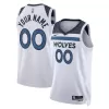 Men's Minnesota Timberwolves Swingman NBA Custom Jersey - Association Edition - uafactory