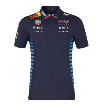 Oracle Red Bull F1 Racing Team Polo 2024 Black - uafactory