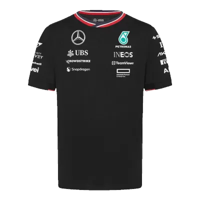 Men Mercedes AMG Petronas F1 Black Team 2024 - uafactory