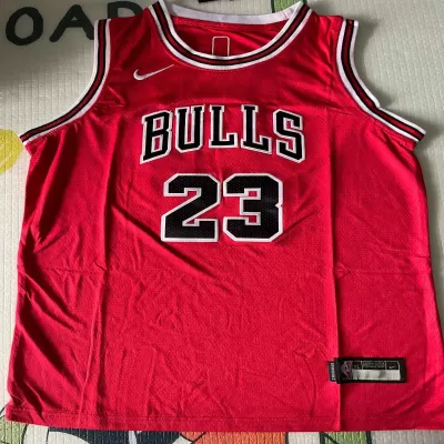 Men's Chicago Bulls JORDAN #23 Red Retro Jersey 2021 - uafactory