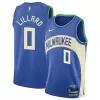 Milwaukee Bucks Damian Lillard #0 2023/24 Swingman Jersey for men - City Edition - uafactory