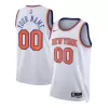 Men's New York Knicks Swingman NBA Custom Jersey - Association Edition - uafactory