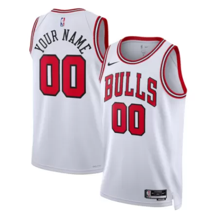 Men's Chicago Bulls Swingman NBA Custom Jersey - Association Edition - uafactory