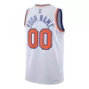 Men's New York Knicks Swingman NBA Custom Jersey - Association Edition - uafactory