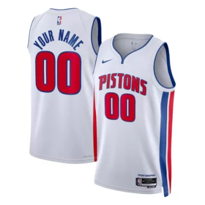 Men's Detroit Pistons Swingman NBA Custom Jersey - Association Edition - uafactory