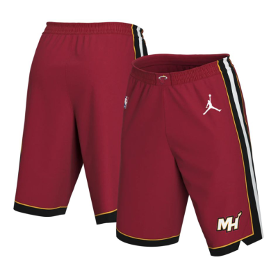 Men's Miami Heat Red Basketball Shorts - Statement Edition - uafactory